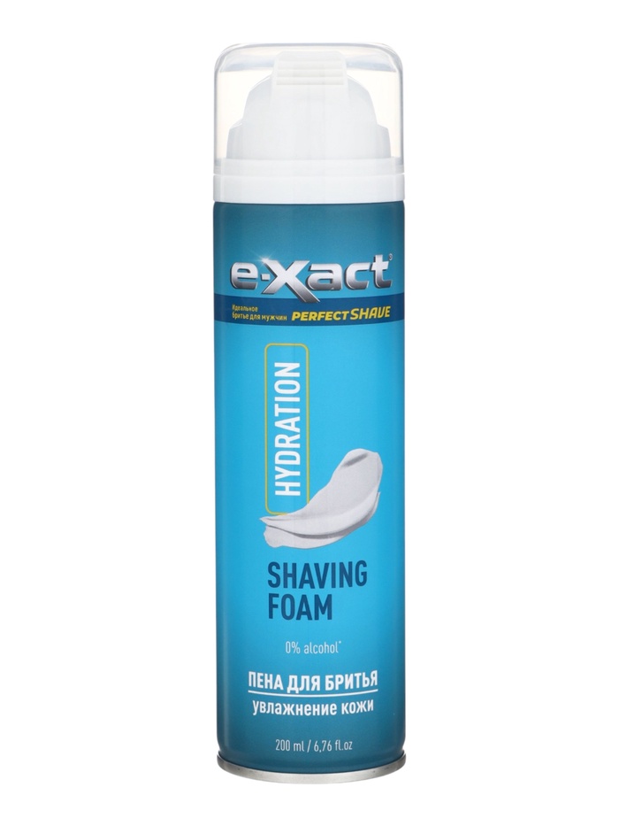 Пена для бритья E-Xact, увлажняющая, 200 мл
