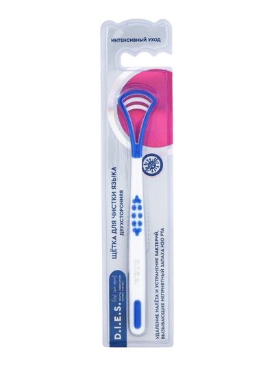 Щетка-скребок для языка, D.I.E.S., 1 шт.