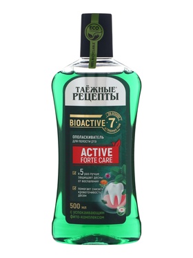 Ополаскиватель для рта «Таёжные рецепты» Bioactive, форте, 500 мл