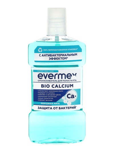 Ополаскиватель для рта Evermex Bio Calcium, 500 мл