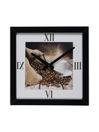 УЦЕНКА Часы - картина настенные интерьерные «КОФЕ», 57×57 см - Фото 1