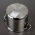 Кастрюля Катунь «Гретта», 5.7 л, d=20 см, капсульное дно, индукция, нержавеющая сталь, AISI - 201 - Фото 3