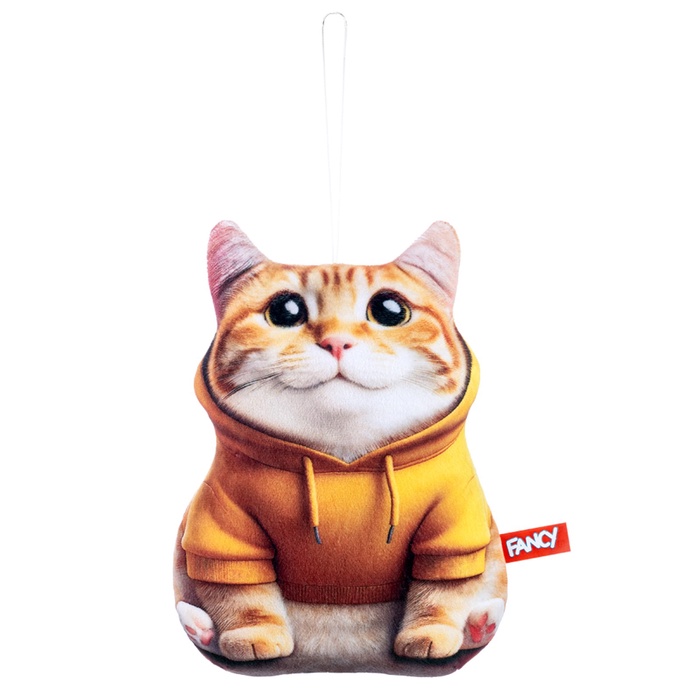 Мягкая игрушка - антистресс «Кот в капюшоне», 21 см