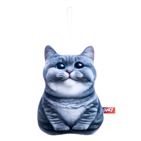 Мягкая игрушка - антистресс «Кот», серый, 21 см