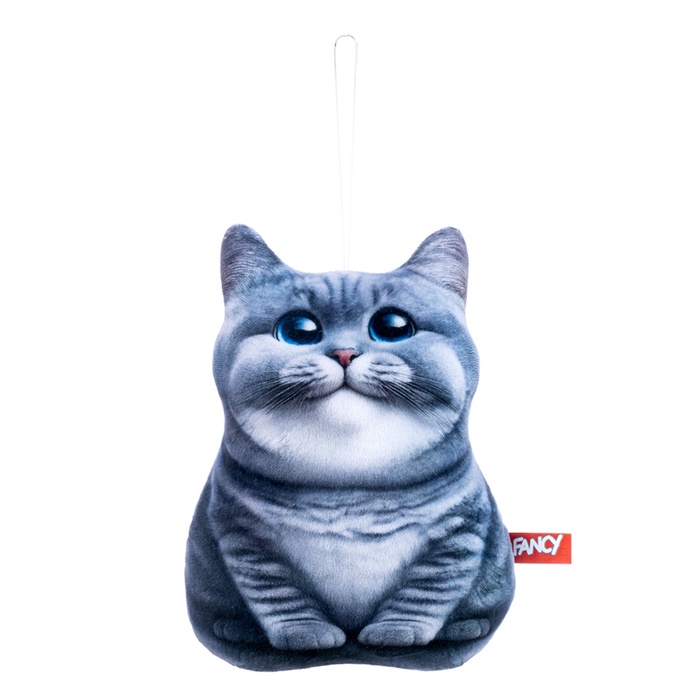 Мягкая игрушка - антистресс «Кот», серый, 21 см - Фото 1