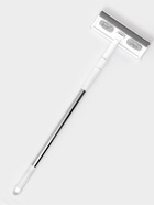 УЦЕНКА Окномойка с насадкой из микрофибры + велюр, стальная телескоп ручка 25х9х82(126) см 1102237 - Фото 16