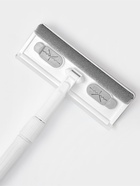 УЦЕНКА Окномойка с насадкой из микрофибры + велюр, стальная телескоп ручка 25х9х82(126) см 1102237 - Фото 17