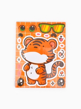 Наклейки детские для творчества «Зверята», набор 16 шт.