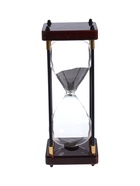 УЦЕНКА Песочные часы «Бесконечность», на 30 минут, 25×9.5 см, песок чёрный - Фото 1