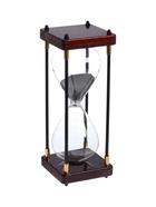 УЦЕНКА Песочные часы «Бесконечность», на 30 минут, 25×9.5 см, песок чёрный - Фото 2