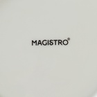 УЦЕНКА Блюдо для подачи Magistro «Церера» 18.2×16.3×2 см, белая - Фото 5