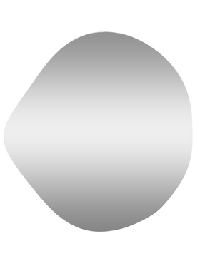 Зеркало, настенное, фигурное, 46х44 см