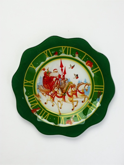 УЦЕНКА Тарелка с рельефным краем «Тройка», 20 см