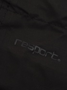 Ветровка мужская с капюшоном, размер M (48), спортивная, чёрная - Фото 9