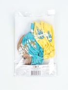 Воздушные шары латексные 12" «С днем рождения» набор 15 шт. - фото 809623490