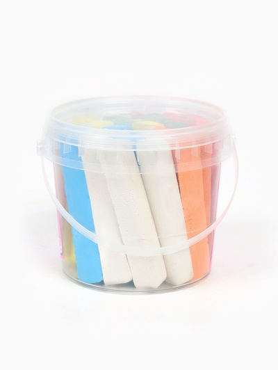 Мел цветной Hello Kitty, 20 шт. в ведерке