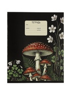 Тетрадь 12 листов в клетку Calligrata «Грибы», блок офсет, 5 В МИКС 10991177