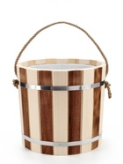 Ведро-запарник для бани и сауны «Термо», 15 л, деревянное, пластиковая вставка, ручка-верёвка - Фото 1