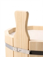 Ведро-запарник для бани и сауны, 10 л, деревянное, пластмассовая вставка - Фото 3