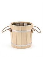 Ведро-запарник для бани и сауны, 12 л, деревянное, нержавеющая вставка - Фото 1