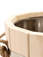 Ведро-запарник для бани и сауны, 12 л, деревянное, нержавеющая вставка - Фото 4