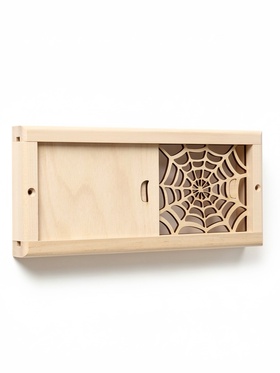 Решётка вентиляционная «Паутина», 28×12 см, с задвижкой