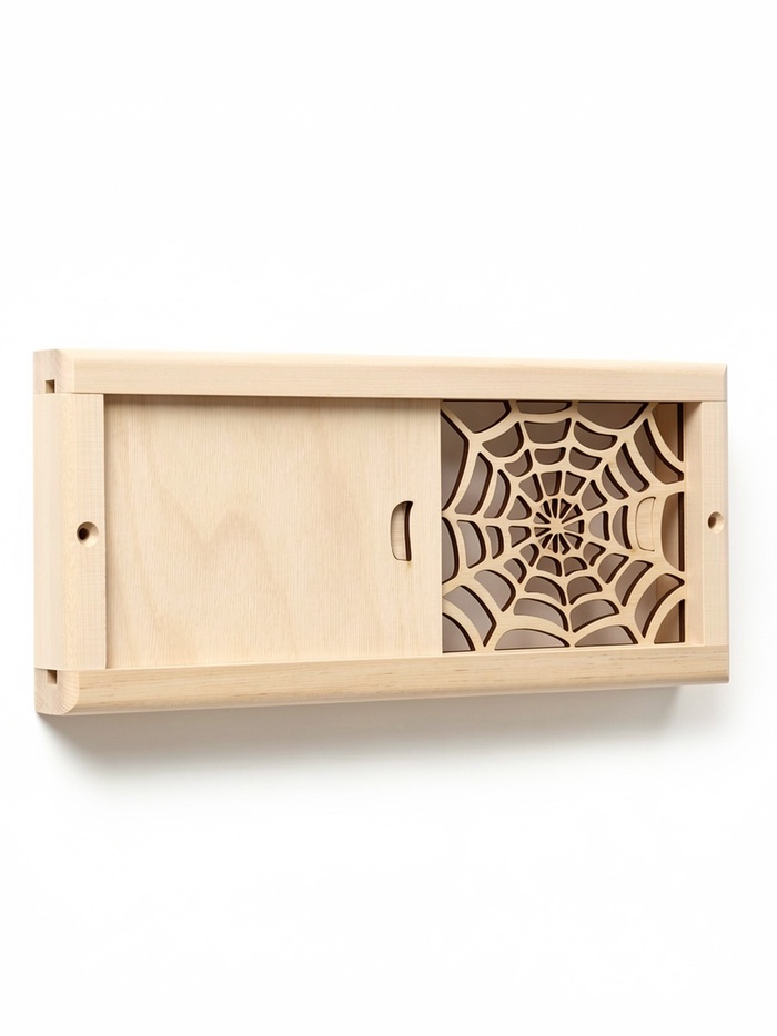 Решётка вентиляционная «Паутина», 28×12 см, с задвижкой