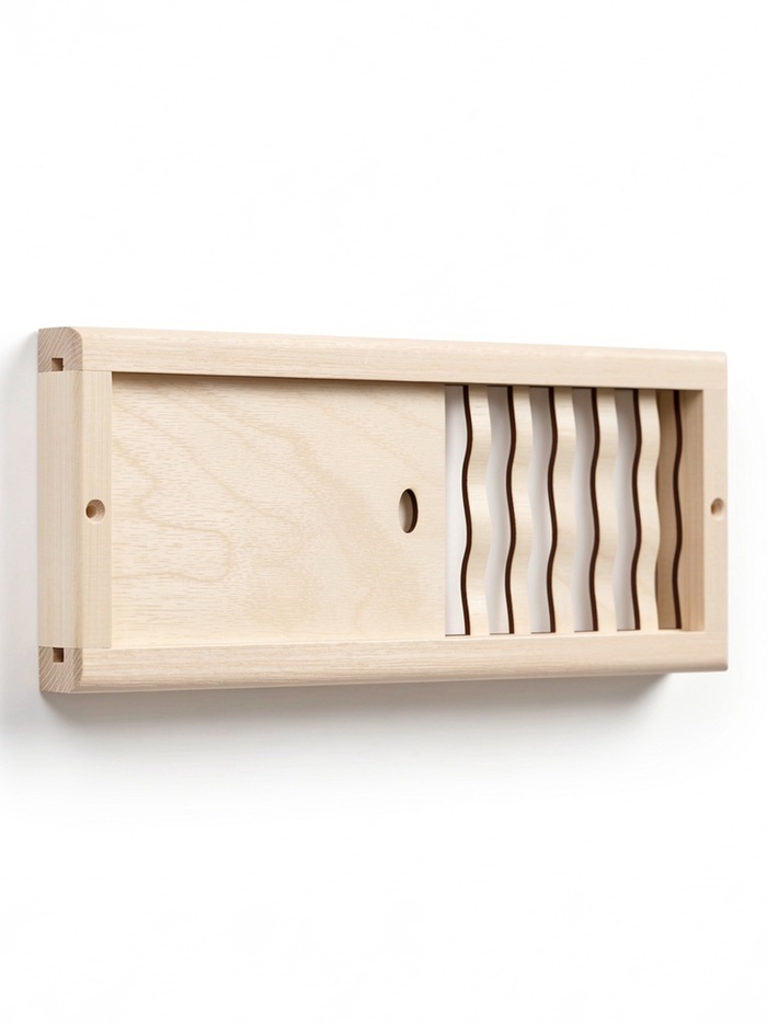 Решётка вентиляционная «Пламя», 28×12 см, с задвижкой