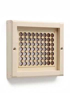 Решётка вентиляционная, 16×14 см