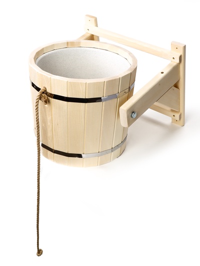 Обливное устройство для бани, 15 л, с пластиковой вставкой