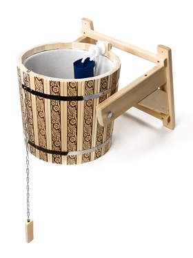 Обливное устройство 15 л, с пластиковой вставкой, дозатор 