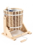 Обливное устройство для бани «Русские узоры», 15 л, с пластиковой вставкой, с дозатором - Фото 3