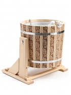 Обливное устройство для бани «Русские узоры», 15 л, с пластиковой вставкой, с дозатором - Фото 6