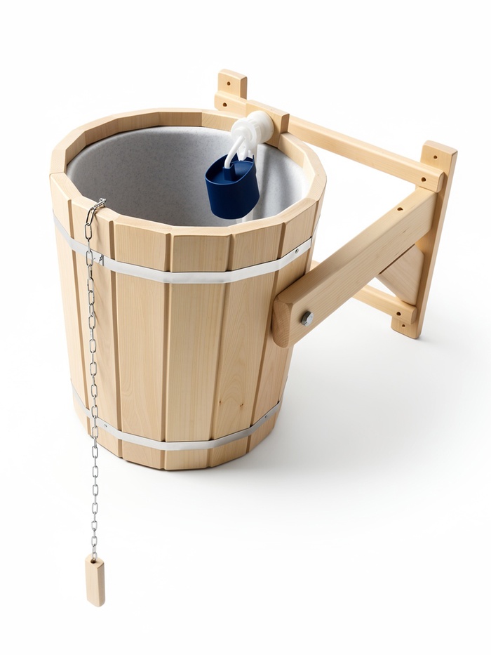 Обливное устройство для бани «Русская забава», 20 л, с пластиковой вставкой, с дозатором