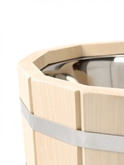 Шайка для бани и сауны, 3 л, деревянная, нержавеющая вставка - Фото 3