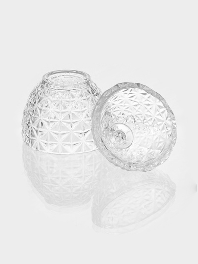 Сахарница «Ананас», 200 мл, с крышкой, стекло, прозрачная