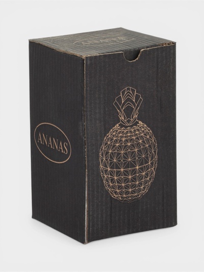 Сахарница «Ананас», 200 мл, с крышкой, стекло, прозрачная