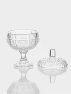 Сахарница, h=16.5 см, на ножке, стекло - фото 809623570