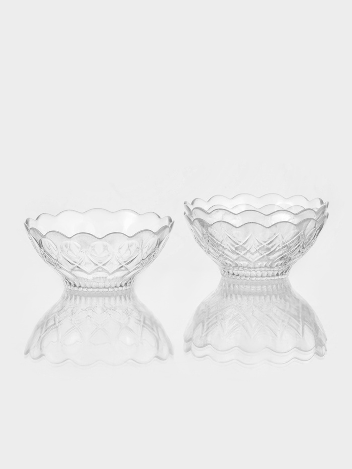 Набор салатников Arthur, 500 мл, 3 шт., d=15.6 см, стекло, прозрачный