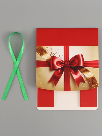 Коробка подарочная самосборная «Классика», 16.5×12×5 см, с лентой