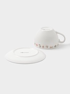 УЦЕНКА Чайная пара новогодняя «Волшебный праздник», 2 предмета: чашка 210 мл, блюдце d=15 см, фарфор, белая - Фото 6