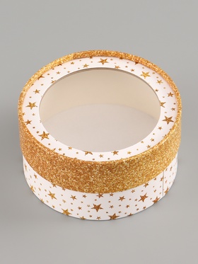 Коробка тубус с окном Dream, 12 х 12 х 5 см