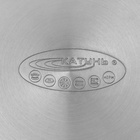 Кастрюля Катунь «Гретта», 13 л, d=28 см, капсульное дно, индукция, нержавеющая сталь, AISI - 201 - Фото 5