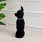 Копилка "Собака Той", флок, чёрная, 29 см - Фото 4
