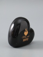 УЦЕНКА Копилка керамика «Сердце - Ты моё золотце!» чёрная с золотом 10.5×5×9.5 см - Фото 3