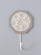 УЦЕНКА Крючок декоративный дерево "Цветок. Восьмигранник" 11,6х0,7х20 см - Фото 1