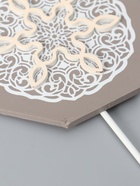 УЦЕНКА Крючок декоративный дерево "Цветок. Восьмигранник" 11,6х0,7х20 см - Фото 3