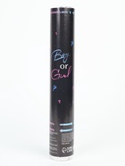 УЦЕНКА Хлопушка пневматическая «Boy or Girl» 30 см, розовая, цветной дым - Фото 2