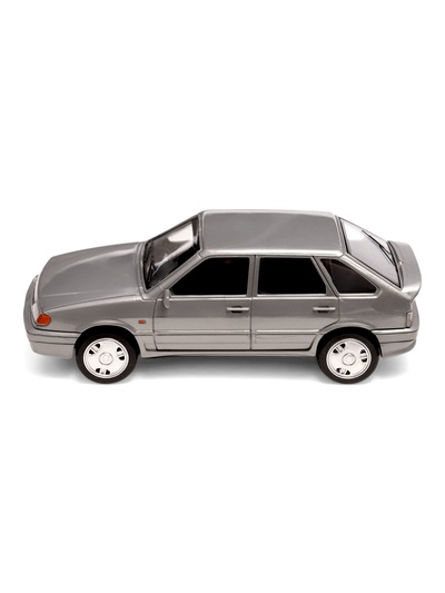 Машинка пластиковая Lada-2114 Samara, инерция, 11 см, серебристая