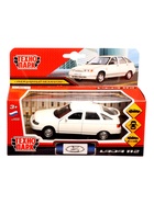 Машина металлическая «ВАЗ-2112», 12 см, инерция, открываются двери и багажник, белая - фото 9536850